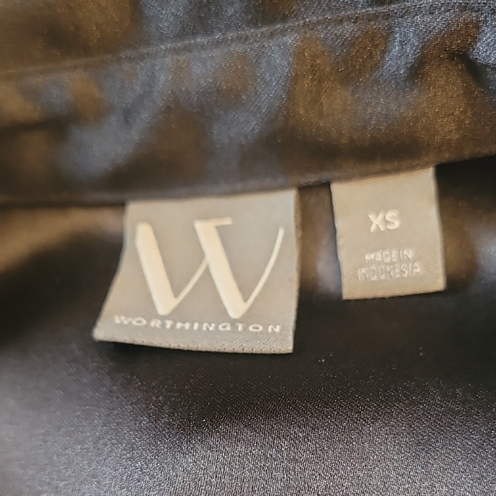 Sophisticated Black Satin Wrap Dress - Picture 2 of 9